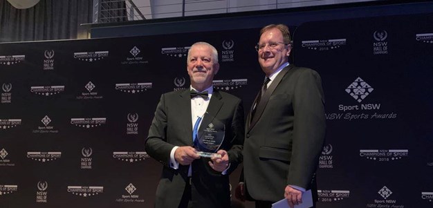 NRL CEO congratulates NSWRL on award
